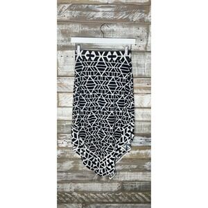 International concepts womens black/white skirt Petite